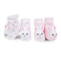 Waddle Baby Socks - Bunny Rattle Socks