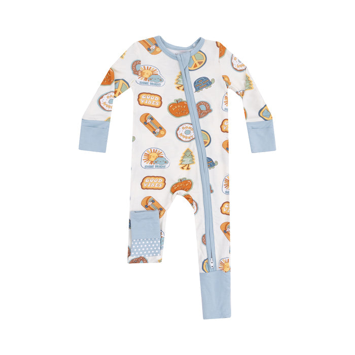Groovy Baby - Zipper Rompers