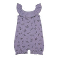 Organic Bubble Romper - Fern & Flower Print