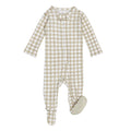 Slub Jersey Zipper Footie